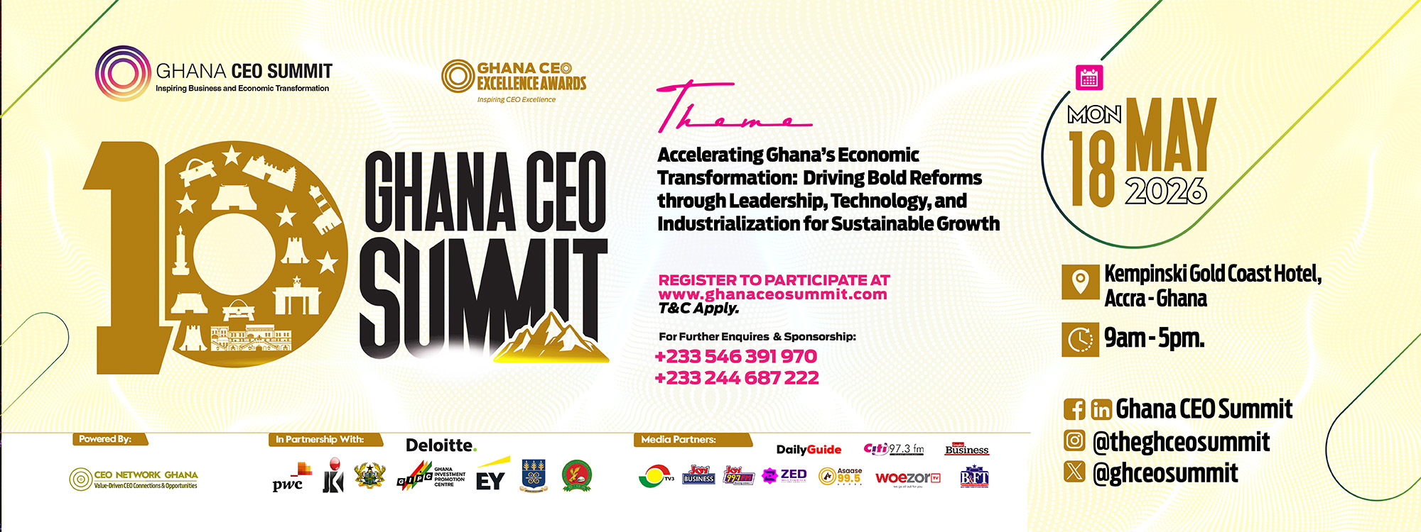 10TH CEO SUMMIT WEB BANNER